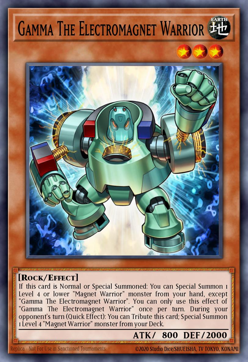Gamma The Electromagnet Warrior #SDMY-EN003 – Structure Deck: Yugi Muto card