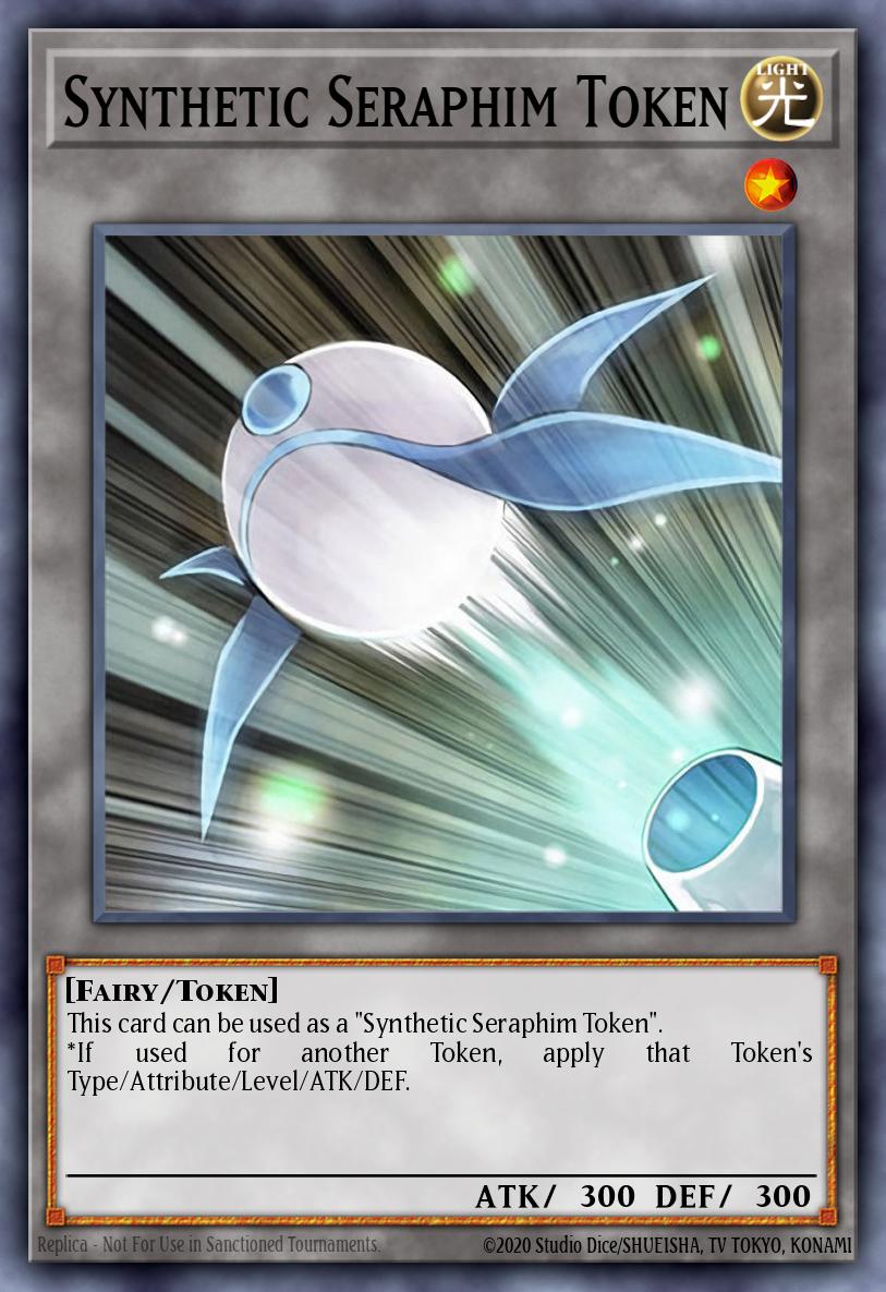 Synthetic Seraphim Token #SR05-ENTKN – Structure Deck: Wave of Light card