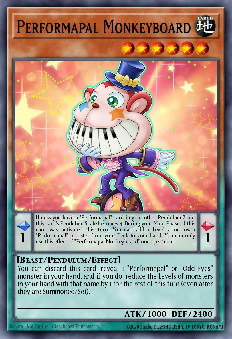 Performapal Monkeyboard #BOSH-EN003 – Breakers of Shadow card