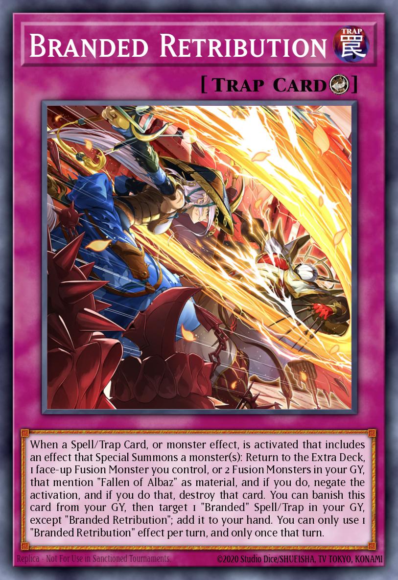 Branded Retribution #SDAZ-EN032 – Structure Deck: Albaz Strike card