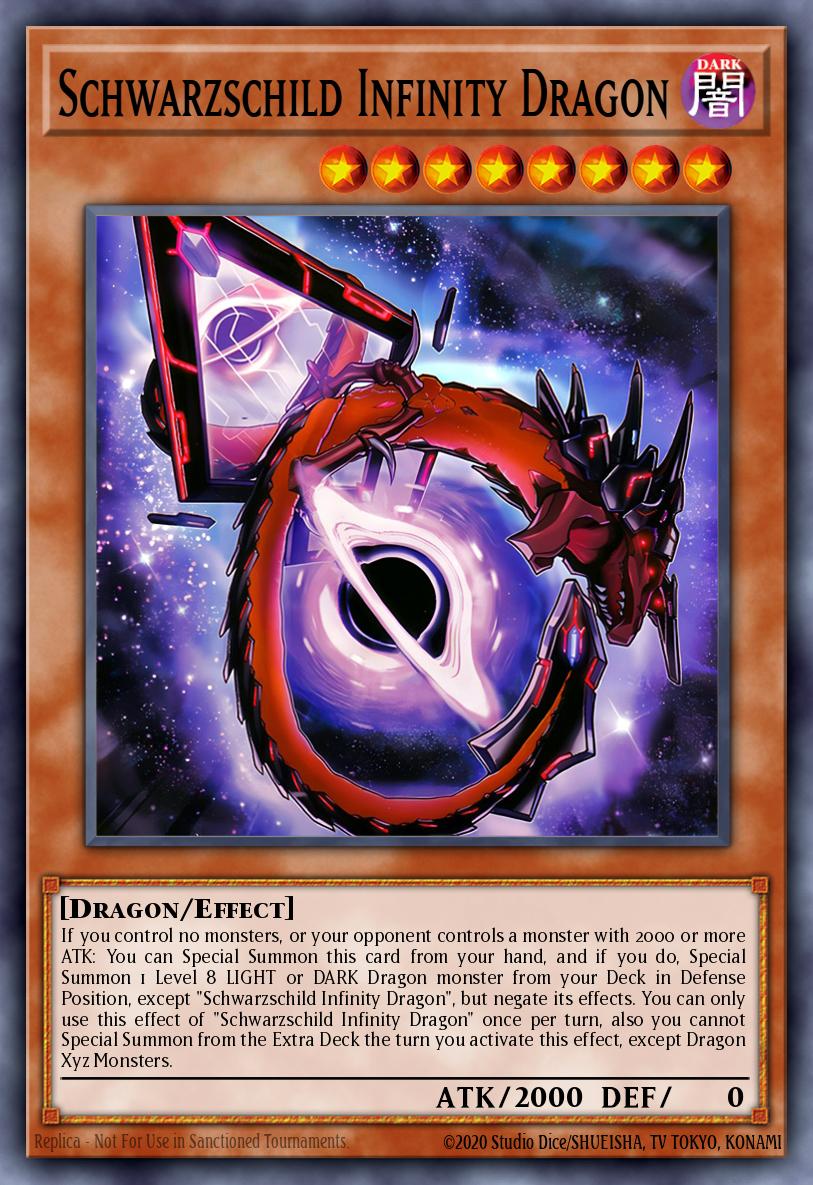 Schwarzschild Infinity Dragon #MZTM-EN013 – Maze of the Master card
