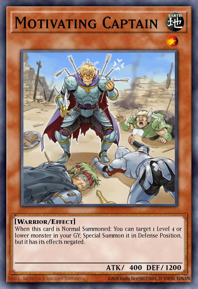 Motivating Captain #COTD-EN031 – Code of the Duelist card