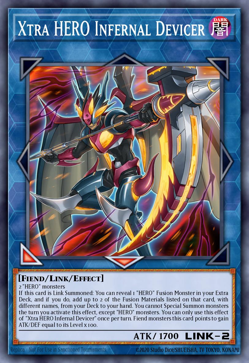 Xtra HERO Infernal Devicer #DUOV-EN013 – Duel Overload card
