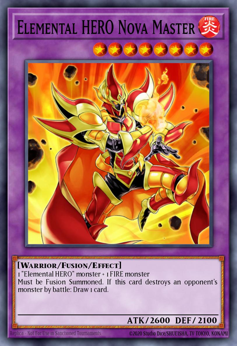 Elemental HERO Nova Master #GENF-EN093 – Generation Force card