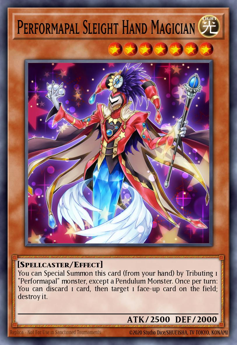 Performapal Sleight Hand Magician #YS16-EN001 – Starter Deck: Yuya card