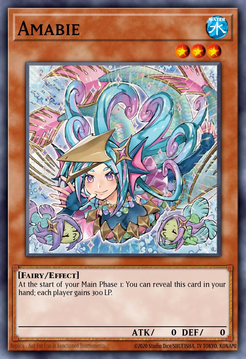 Amabie #21CC-EN001 – Yu-Gi-Oh! TCG Remote Duel Extravaganza participation card card