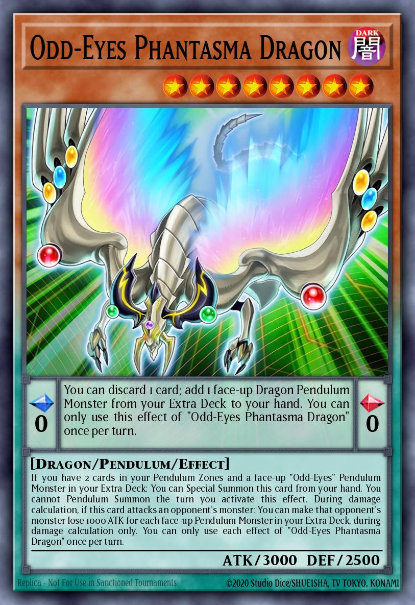 Odd-Eyes Phantasma Dragon #YA05-EN001 – Yu-Gi-Oh! ARC-V Volume 5 promotional card card