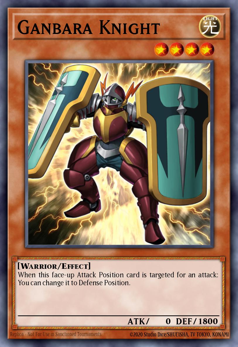 Ganbara Knight #YS11-EN006 – Starter Deck: Dawn of the Xyz card