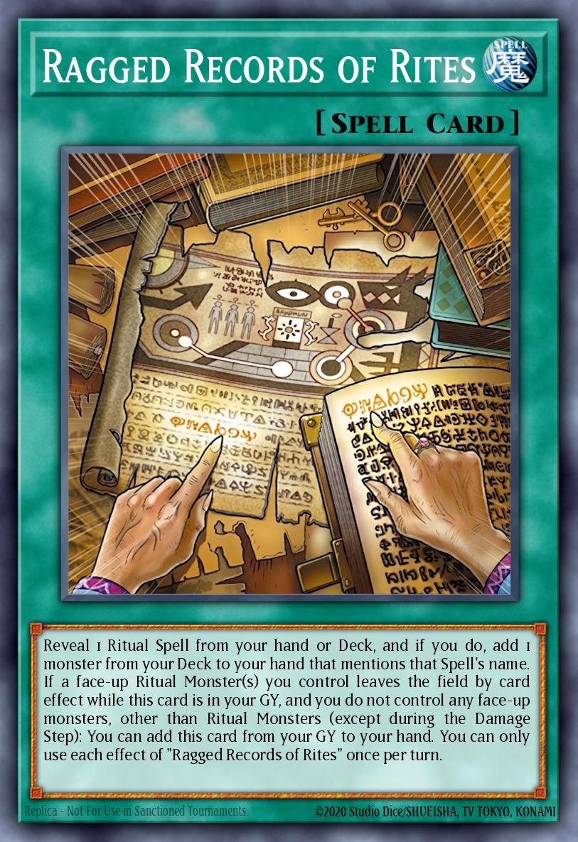 Ragged Records of Rites #CORI-EN062 – Chaos Origins card