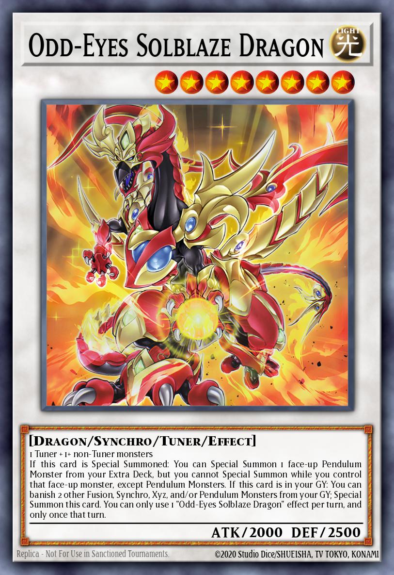 Odd-Eyes Solblaze Dragon #LAVD-ENO26 – Legendary Arc-V Decks card