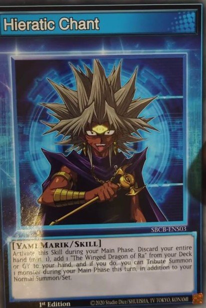 Hieratic Chant #SBCB-ENS03 – Speed Duel: Battle City Box card