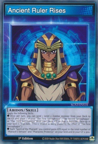 Ancient Ruler Rises #SGX3-ENS18 – Speed Duel GX: Duelists of Shadows card