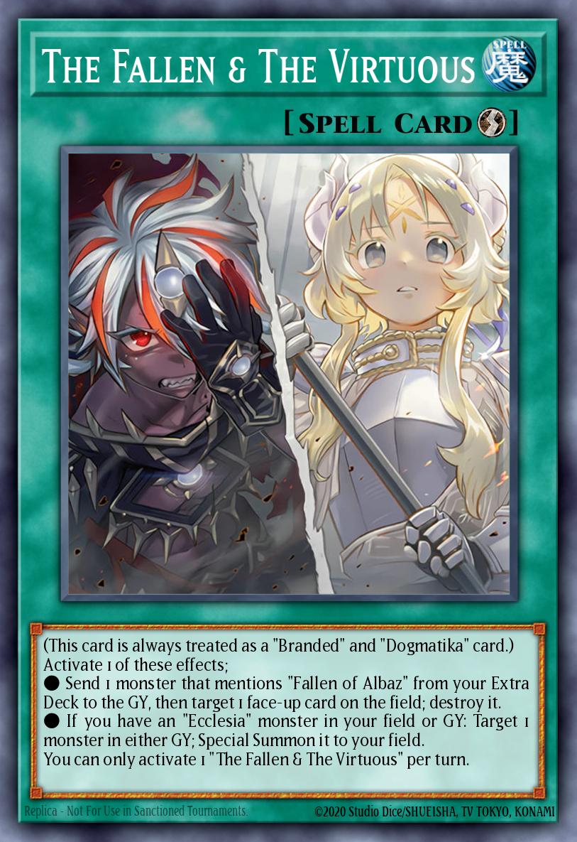 The Fallen & The Virtuous #CH01-EN019 – THE CHRONICLES DECK: The Fallen & The Virtuous (All-Foil Edition) card