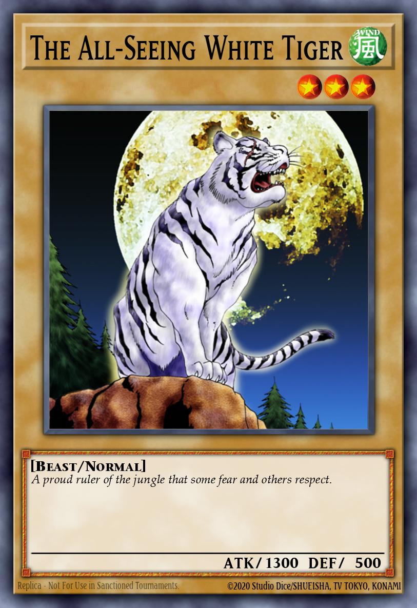 The All-Seeing White Tiger #PSV-EN093 – Pharaoh's Servant card