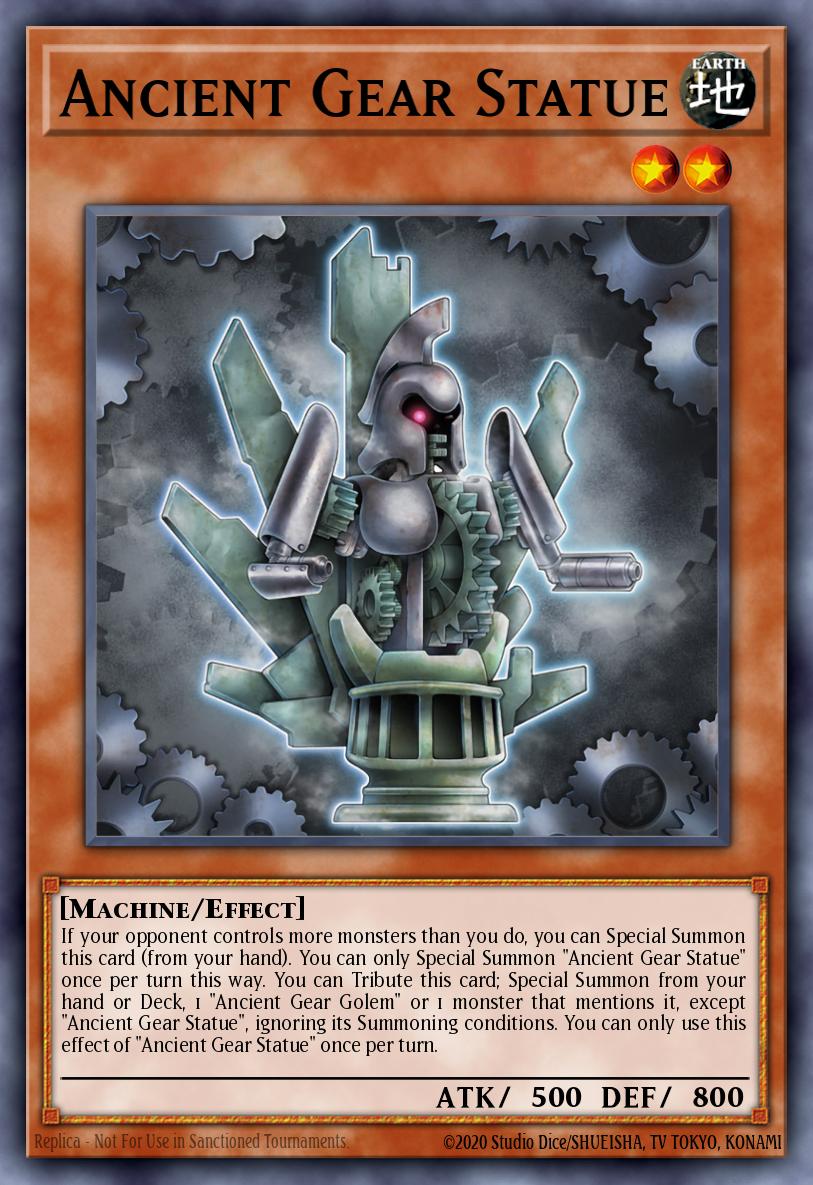 Ancient Gear Statue #MZTM-EN045 – Maze of the Master card
