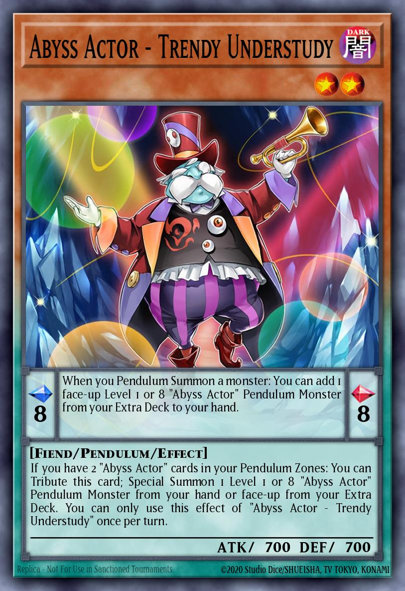 Abyss Actor - Trendy Understudy #COTD-EN097 – Code of the Duelist card