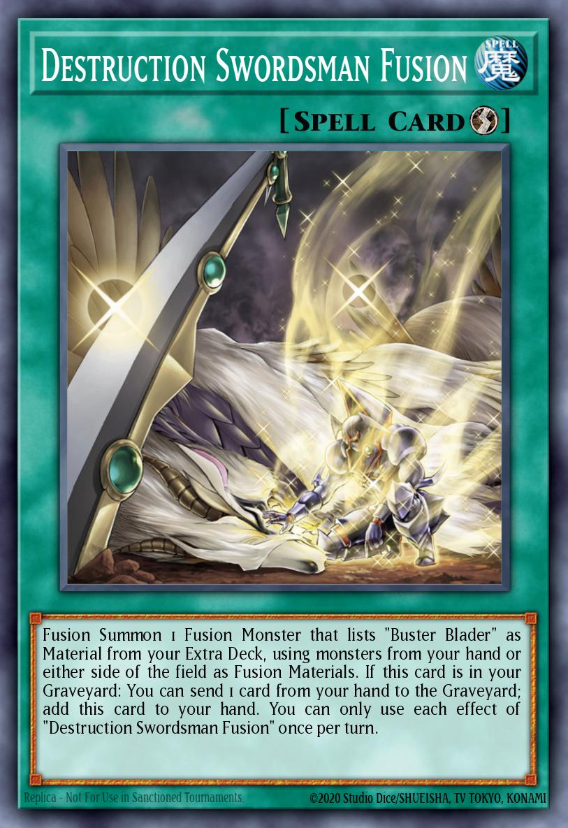 Destruction Swordsman Fusion #BOSH-EN059 – Breakers of Shadow card