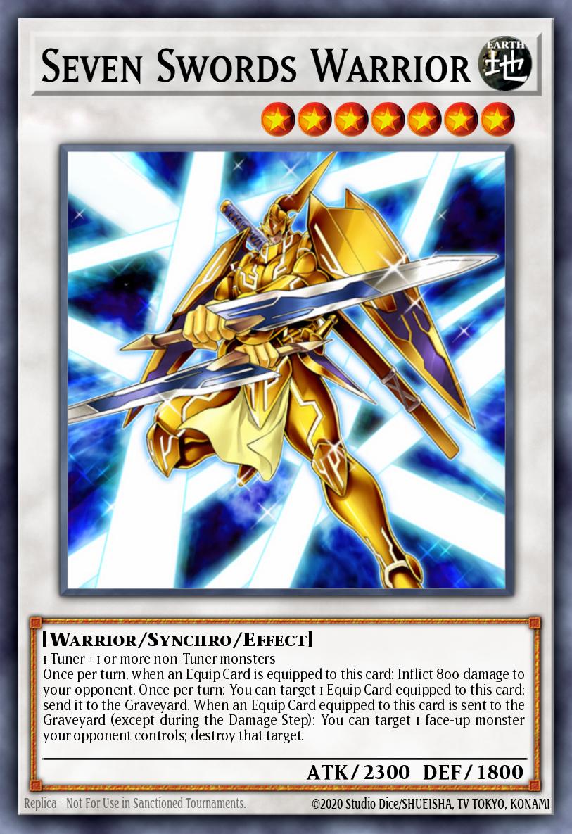 Seven Swords Warrior #JUMP-EN047 – Shonen Jump December 2010 subscription bonus card