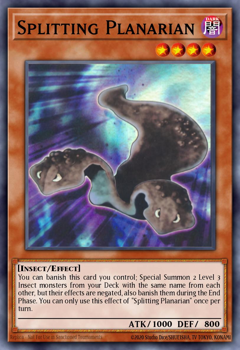 Splitting Planarian #ROTA-EN100 – Rage of the Abyss card