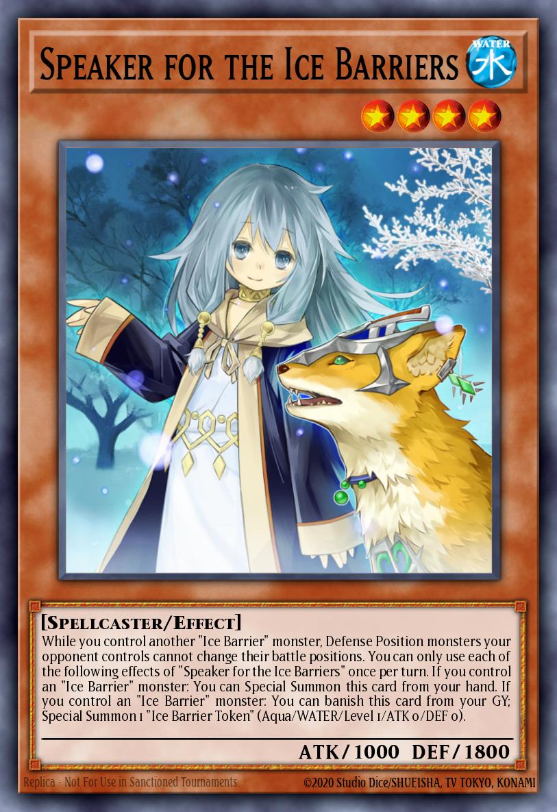 Speaker for the Ice Barriers #SDFC-EN003 – Structure Deck: Freezing Chains card