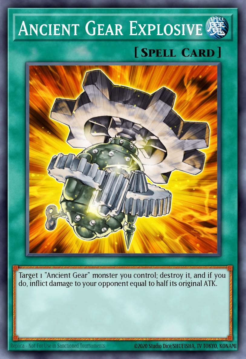 Ancient Gear Explosive #SD10-EN019 – Structure Deck: Machine Re-Volt card