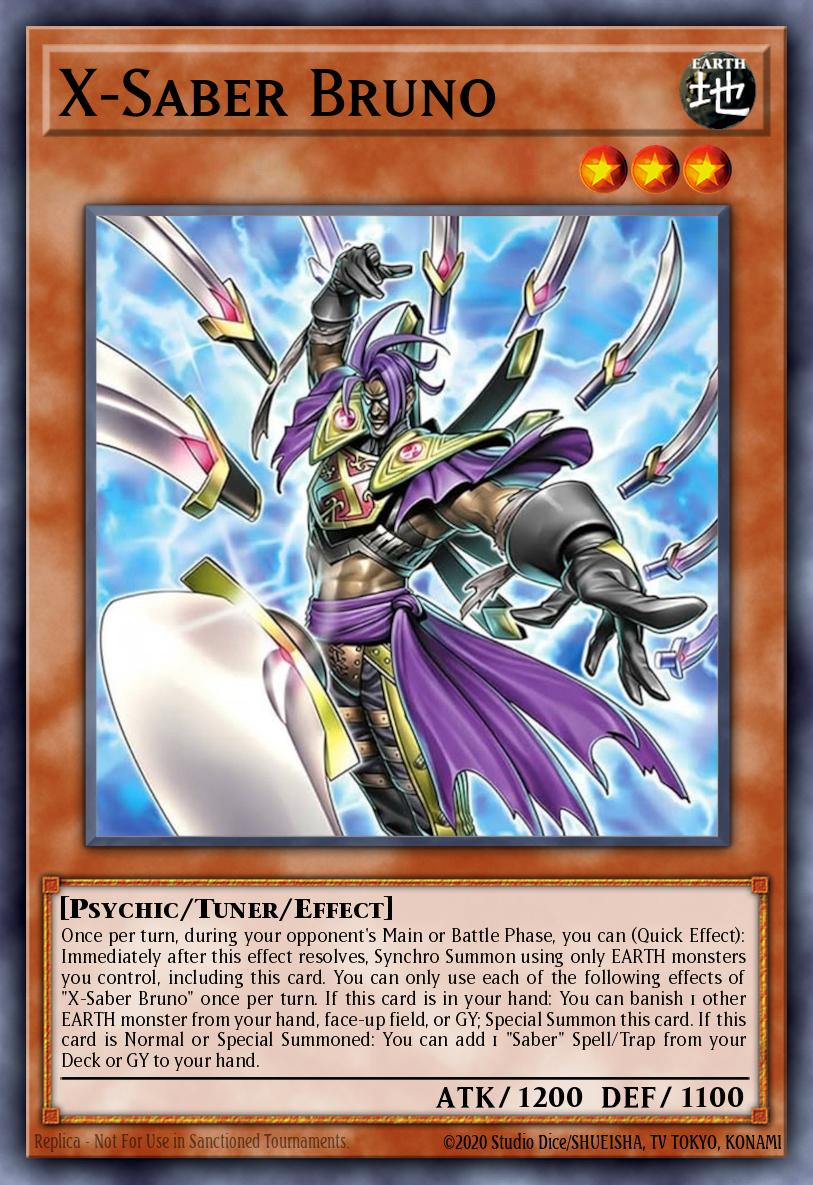 X-Saber Bruno #L26D-ENX15 – Legendary Modern Decks 2026 card