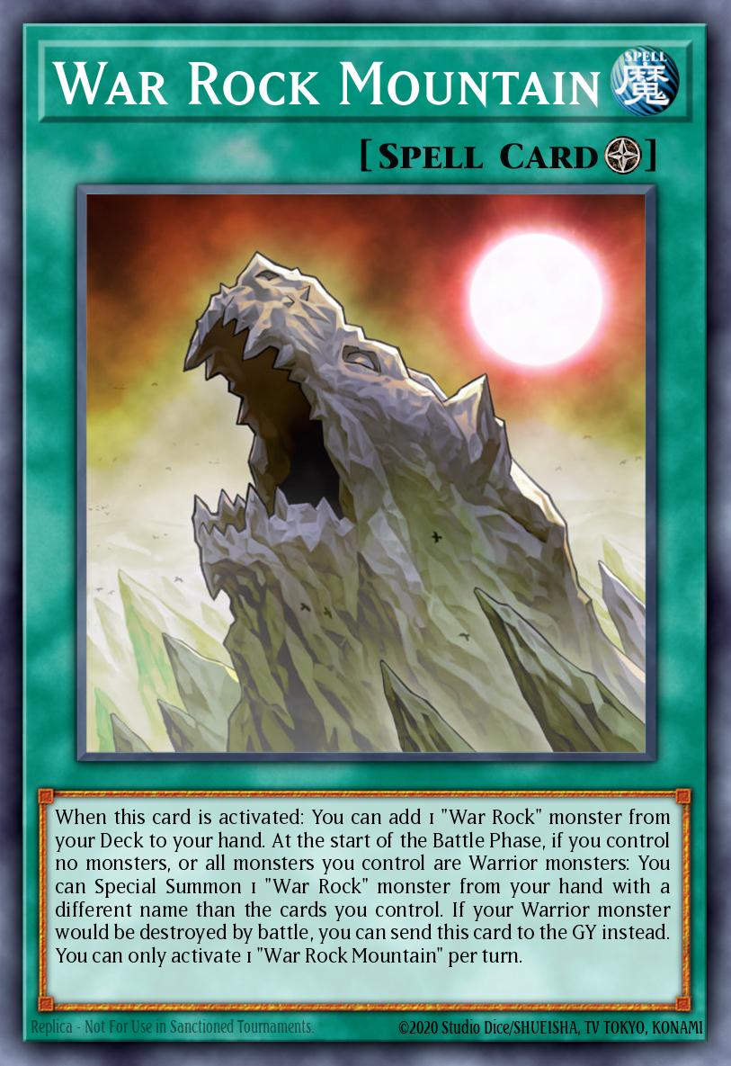 War Rock Mountain #BLVO-EN000 – Blazing Vortex card