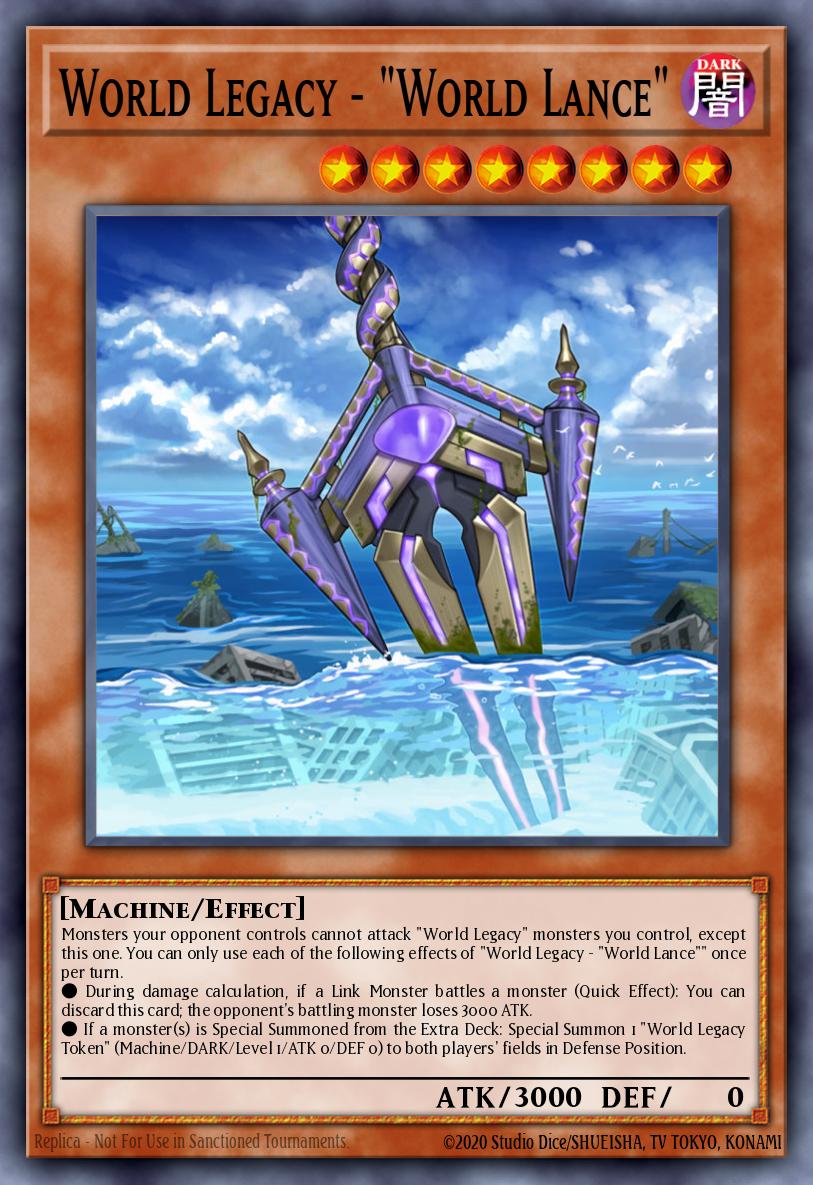 World Legacy - "World Lance" #FLOD-EN018 – Flames of Destruction card