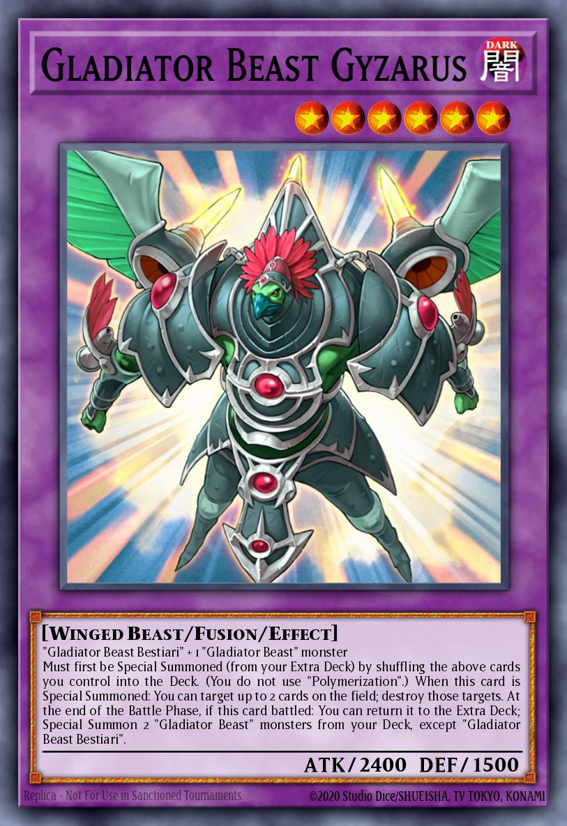 Gladiator Beast Gyzarus #LODT-EN044 – Light of Destruction card