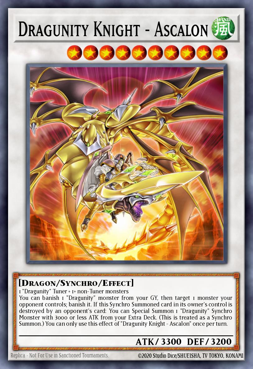 Dragunity Knight - Ascalon #CYHO-EN033 – Cybernetic Horizon card