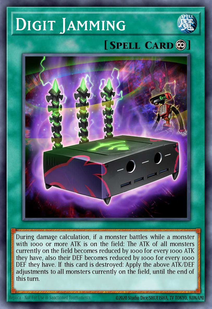 Digit Jamming #POTE-EN068 – Power of the Elements card