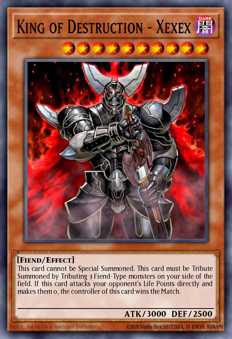 King of Destruction - Xexex #WCS-EN501 – Yu-Gi-Oh! World Championship 2005 prize cards card