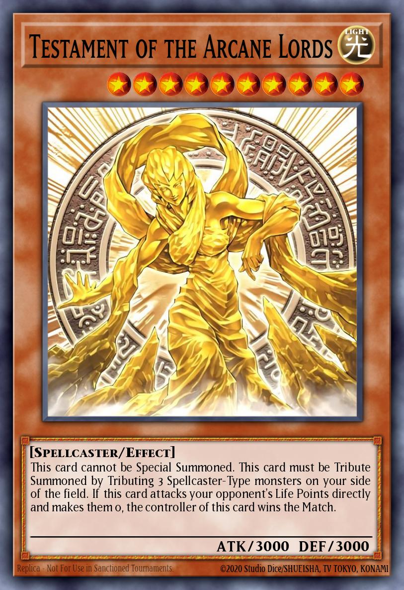 Testament of the Arcane Lords #WCPS-EN601 – Yu-Gi-Oh! World Championship 2006 prize cards card