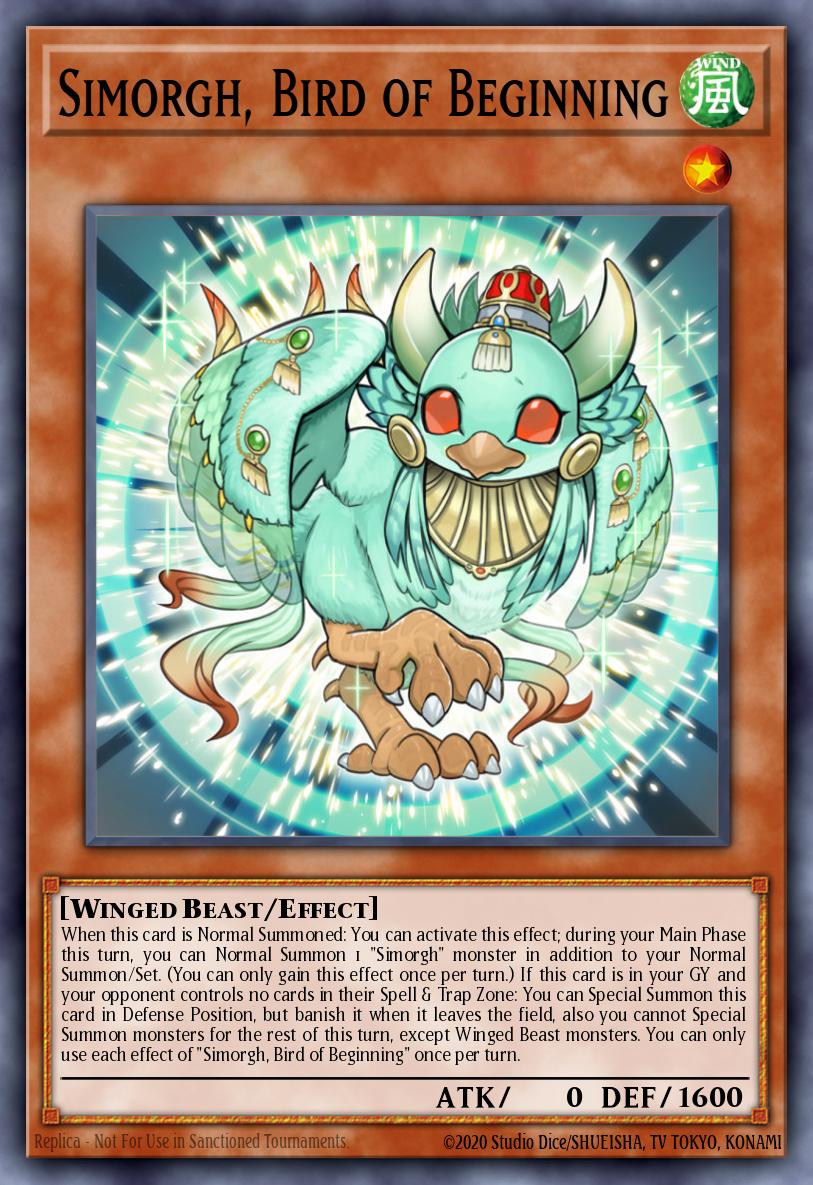 Simorgh, Bird of Beginning #RIRA-EN017 – Rising Rampage card