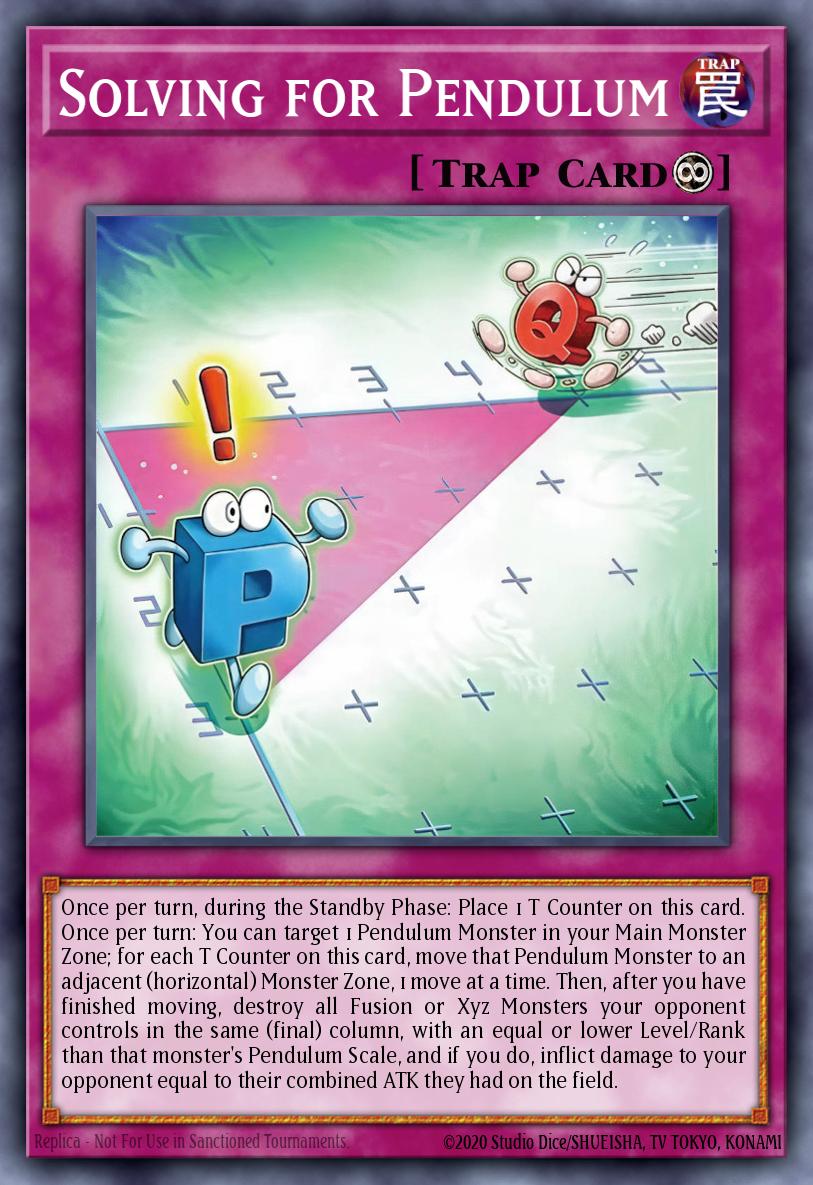 Solving for Pendulum #BLZD-EN080 – Blazing Dominion card
