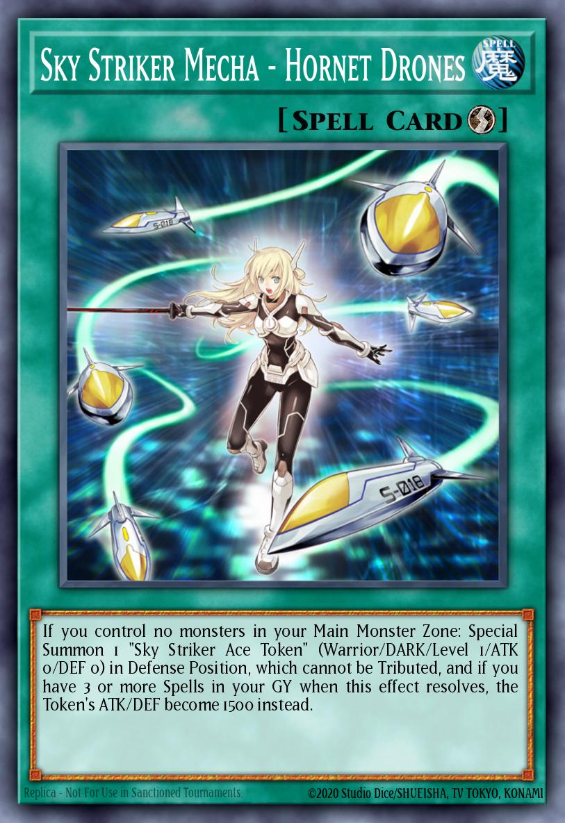 Sky Striker Mecha - Hornet Drones #DASA-EN033 – Dark Saviors card