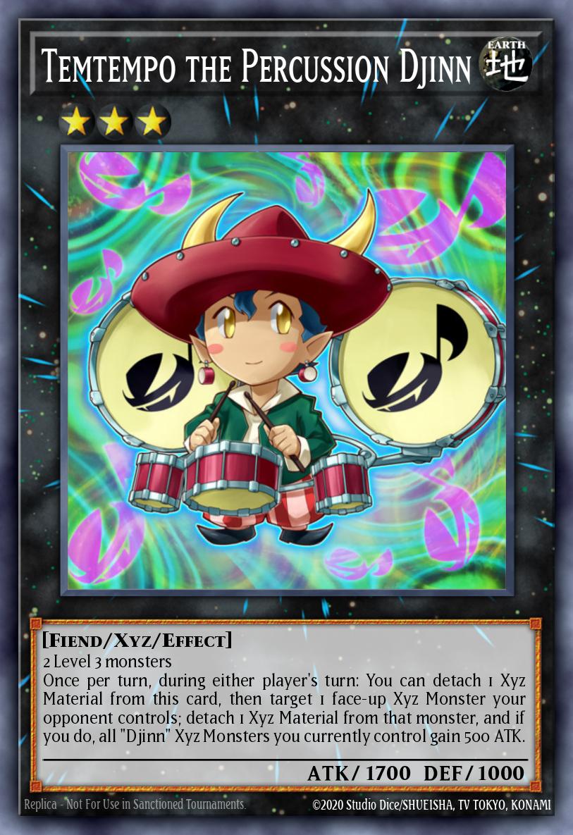 Temtempo the Percussion Djinn #YS12-EN041 – Starter Deck: Xyz Symphony card