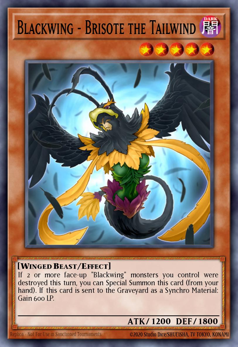 Blackwing - Brisote the Tailwind #STOR-EN008 – Storm of Ragnarok card
