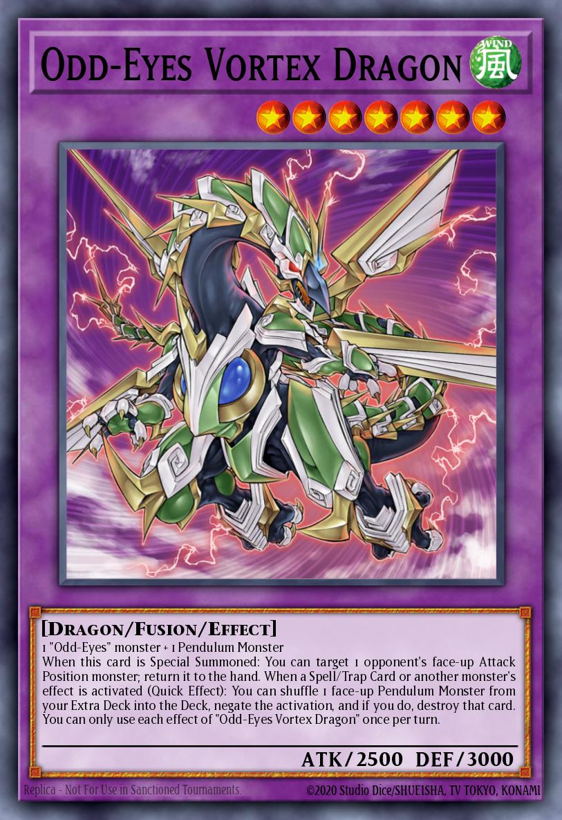 Odd-Eyes Vortex Dragon #DOCS-EN045 – Dimension of Chaos card