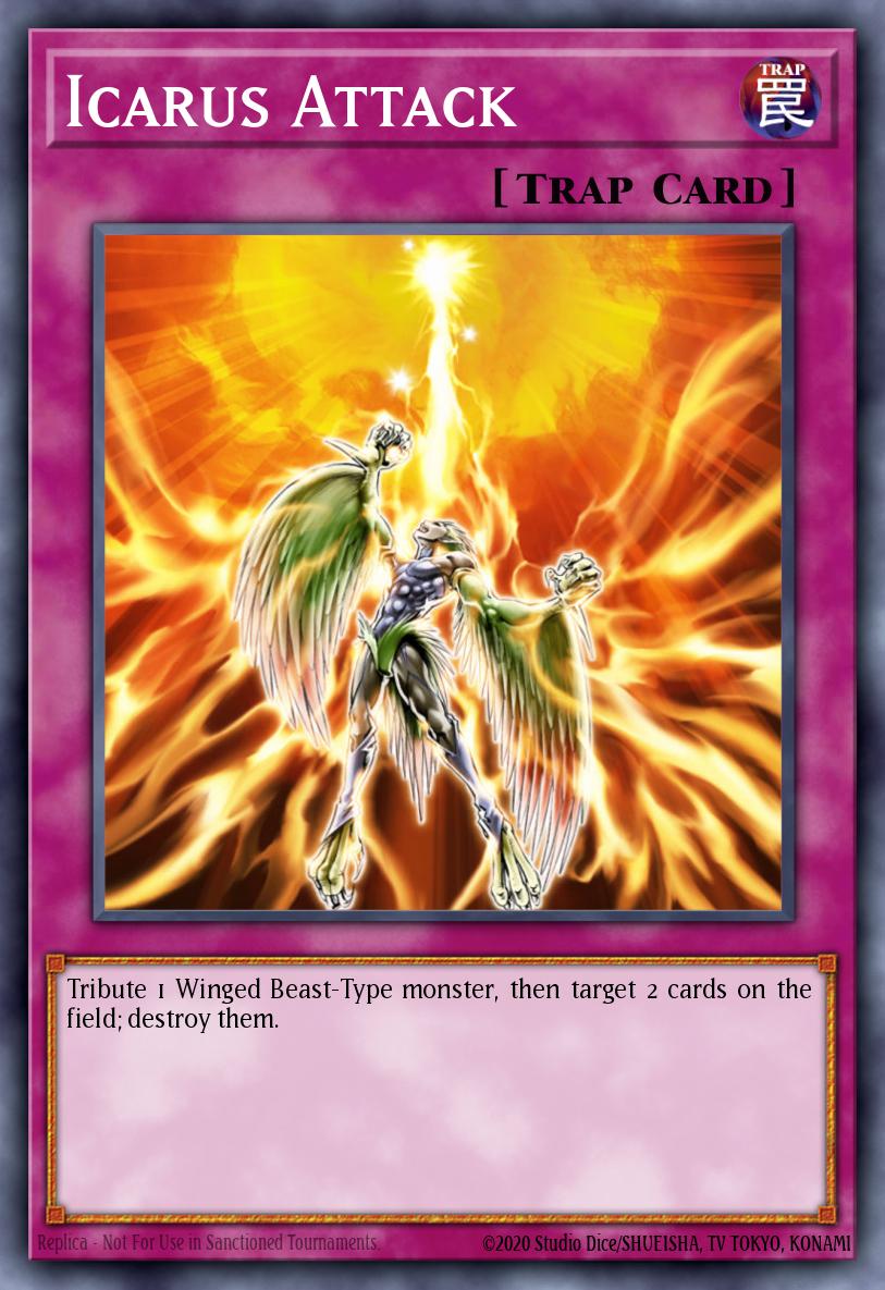Icarus Attack #EOJ-EN055 – Enemy of Justice card