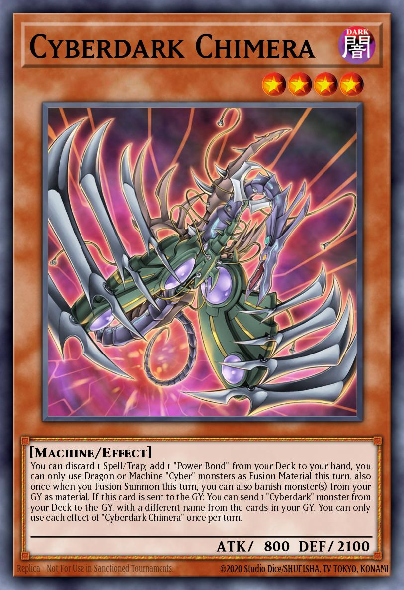 Cyberdark Chimera #SDCS-EN002 – Structure Deck: Cyber Strike card