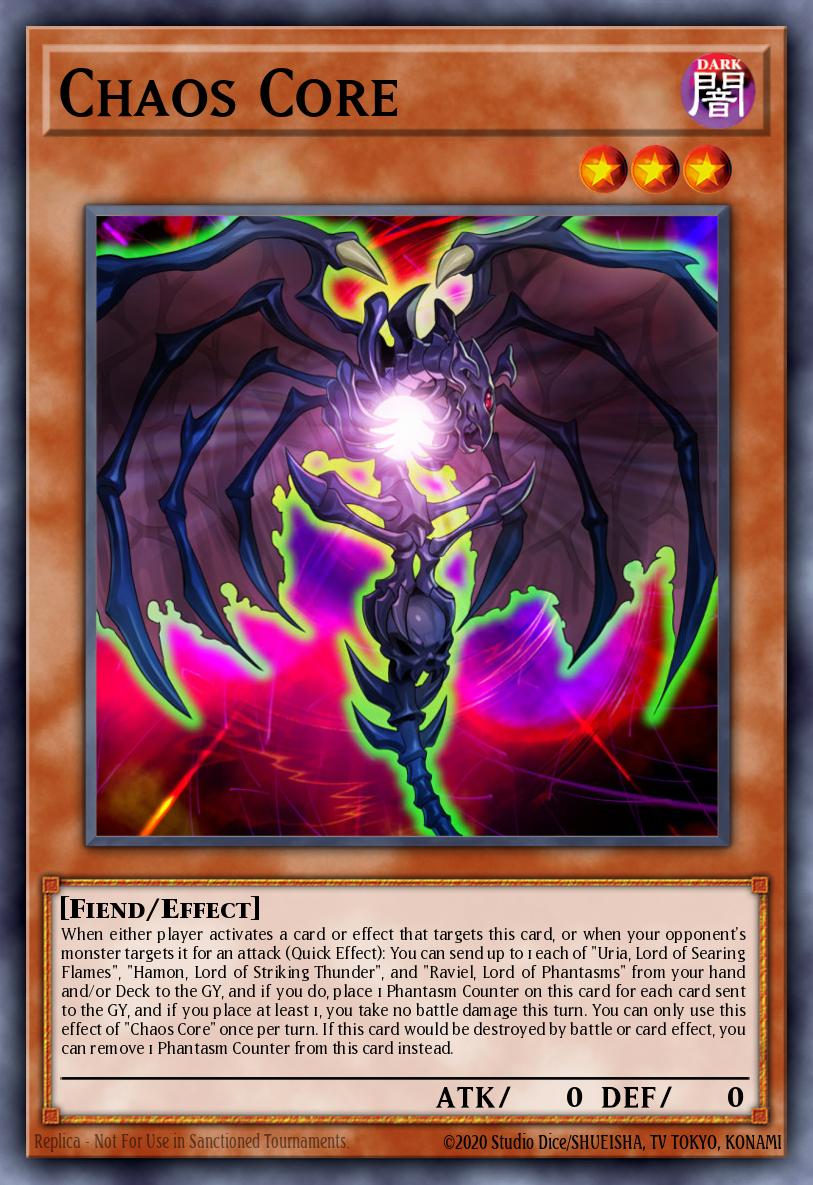 Chaos Core #SDSA-EN002 – Structure Deck: Sacred Beasts card