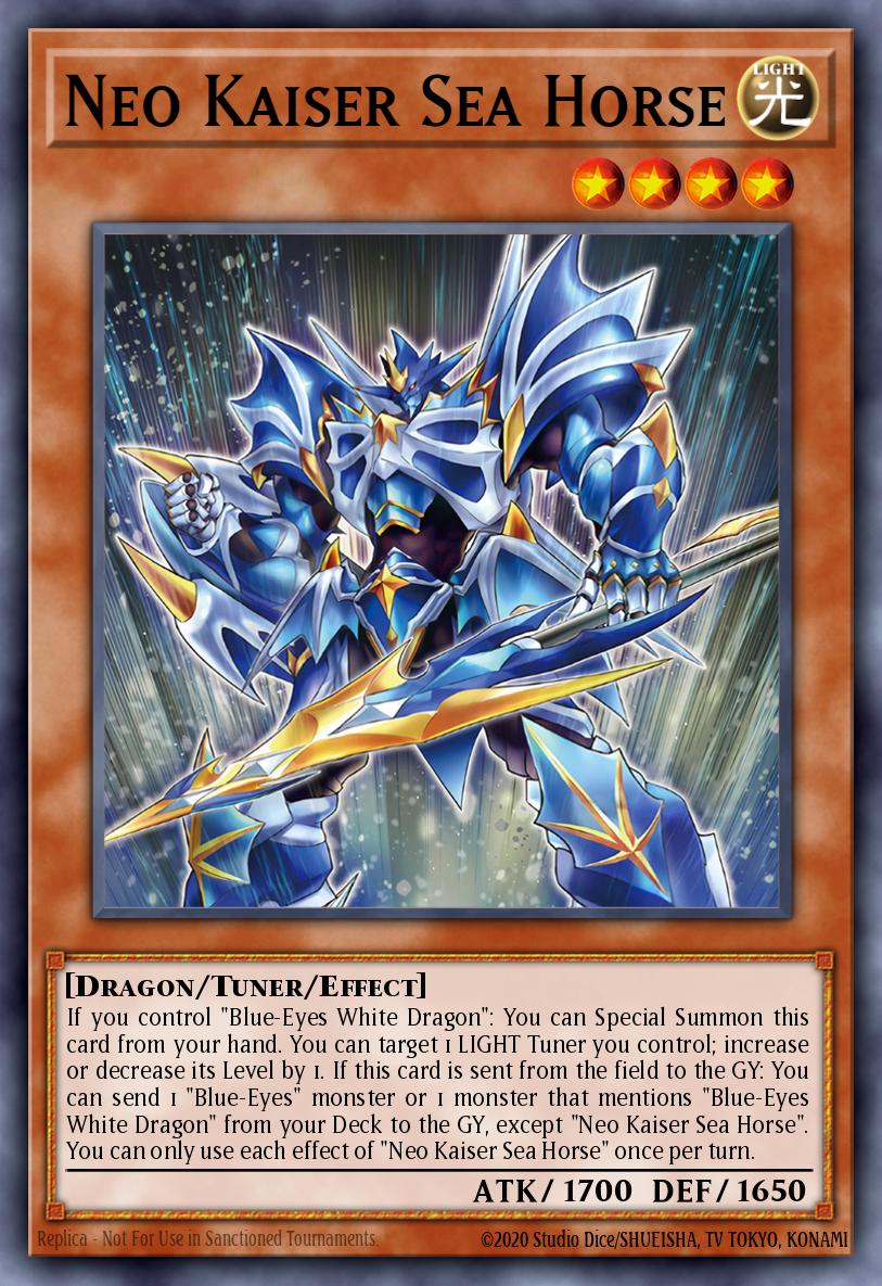 Neo Kaiser Sea Horse #SDWD-EN004 – Structure Deck: Blue-Eyes White Destiny card