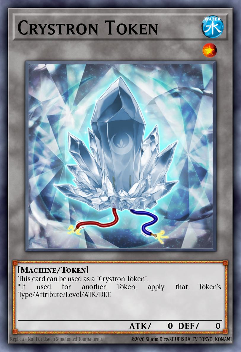 Crystron Token #OP28-EN027 – OTS Tournament Pack 28 card
