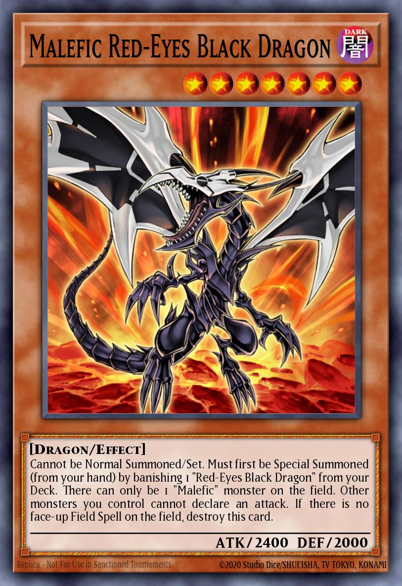 Malefic Red-Eyes Black Dragon #YMP1-EN001 – Yu-Gi-Oh! 3D Bonds Beyond Time Movie Pack card