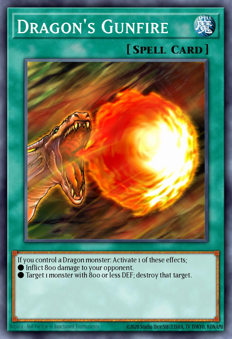 Dragon's Gunfire #LOD-EN045 – Legacy of Darkness card
