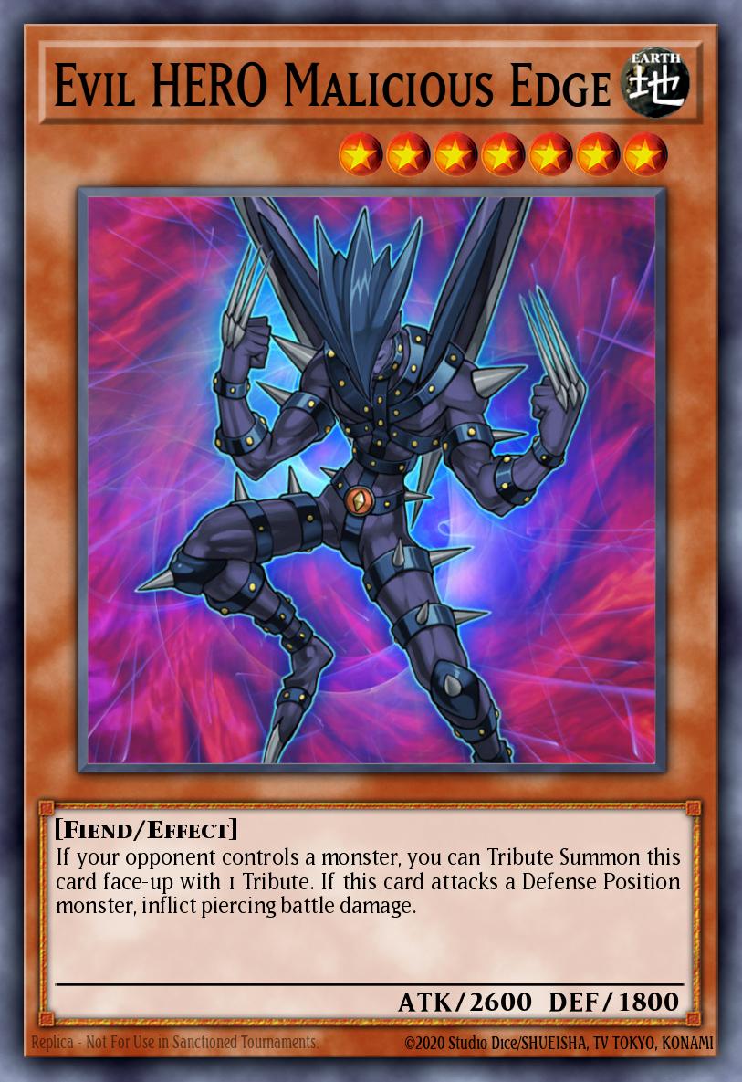 Evil HERO Malicious Edge #GLAS-EN003 – Gladiator's Assault card