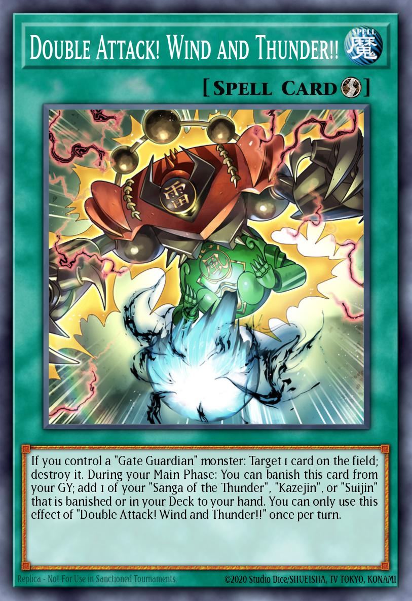 Double Attack! Wind and Thunder!! #MAZE-EN008 – Maze of Memories card