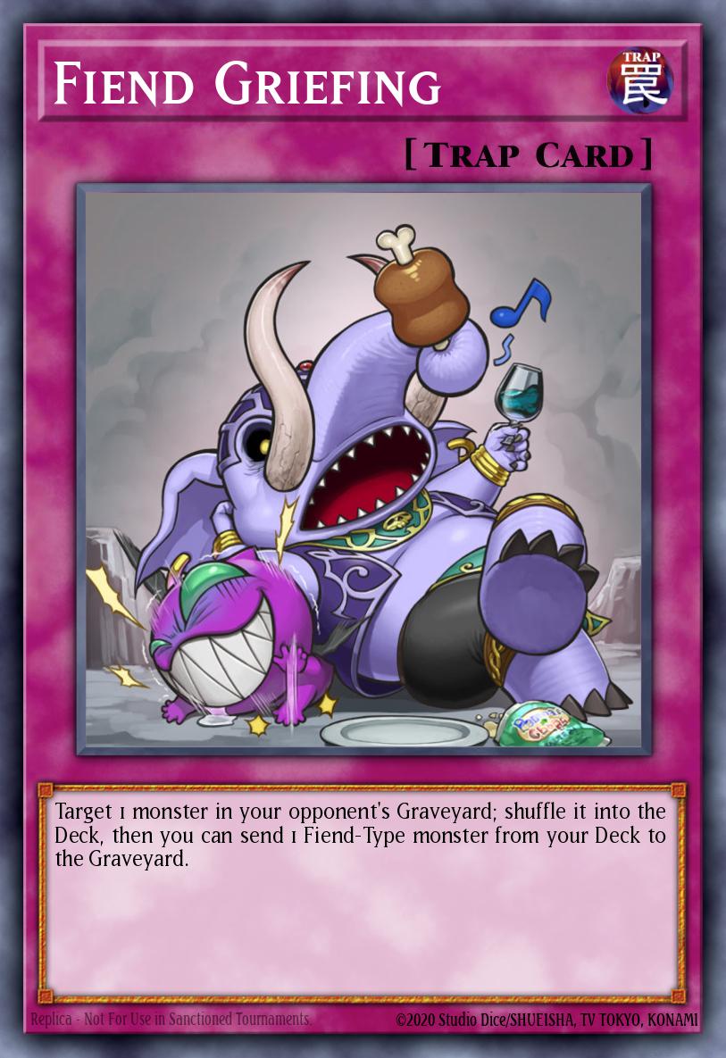 Fiend Griefing #CROS-EN076 – Crossed Souls card