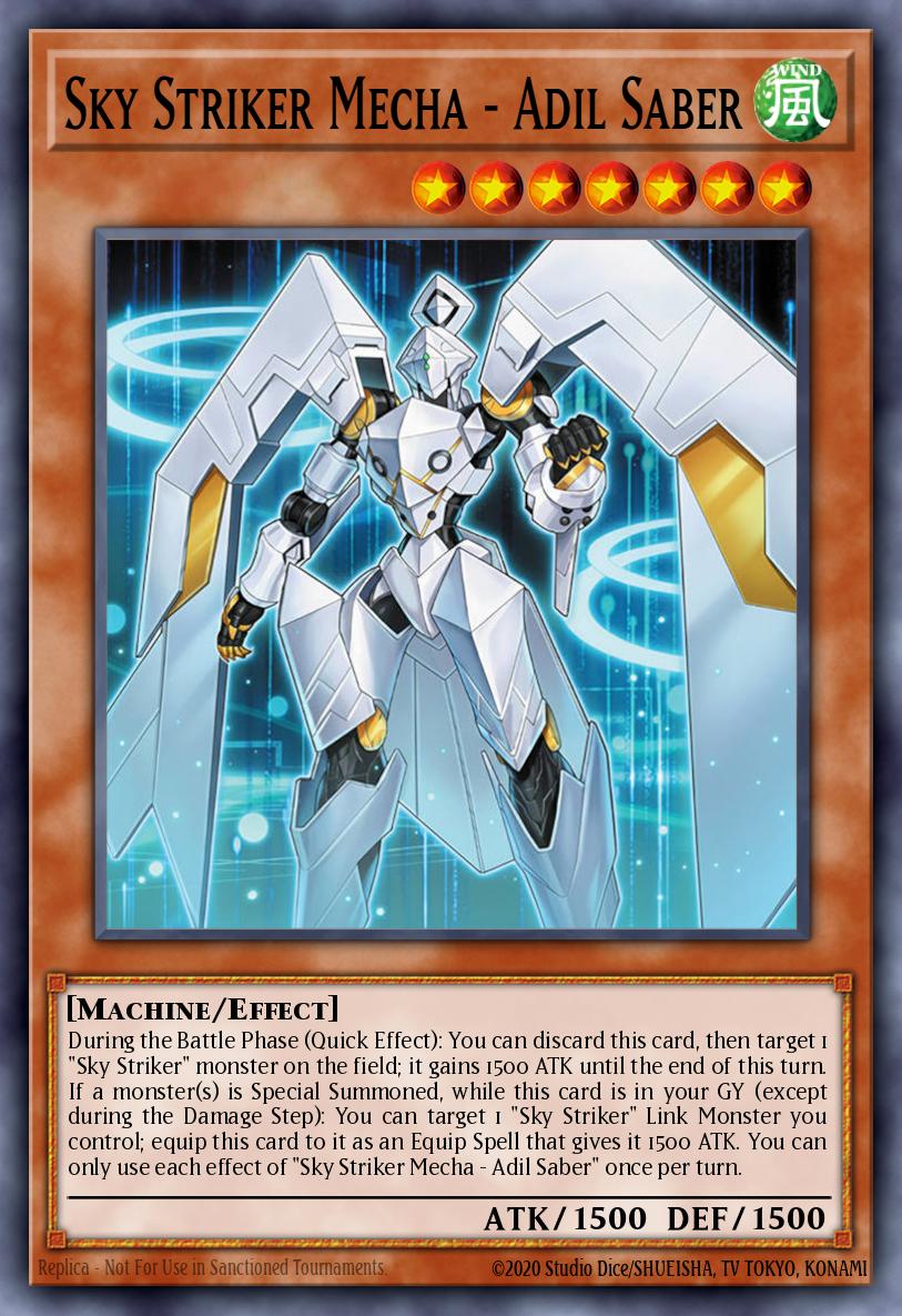 Sky Striker Mecha - Adil Saber #L26D-ENS04 – Legendary Modern Decks 2026 card
